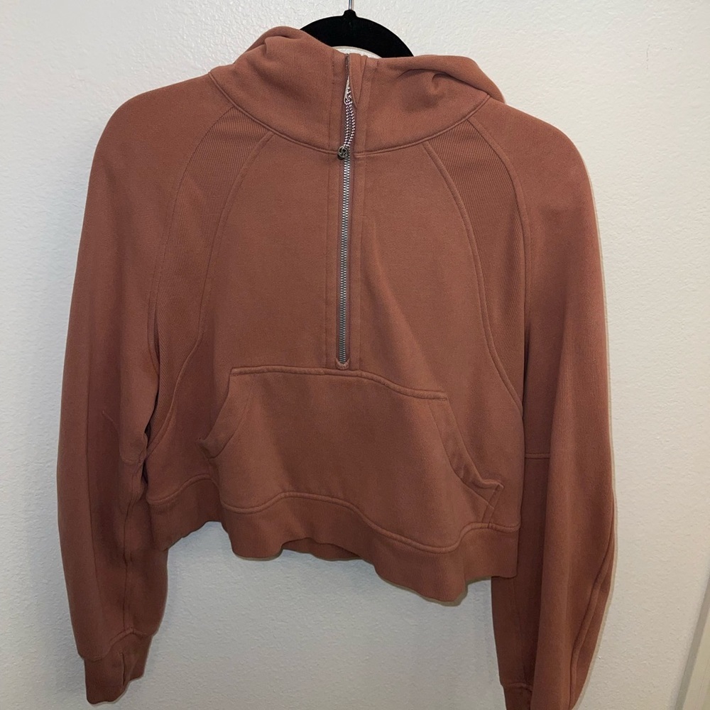 lululemon athletica Brown Hoodie Jacket